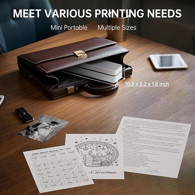 iDPRT MT610 Portable Thermal Printer, Mobile-Travel-Printers, - Image 4