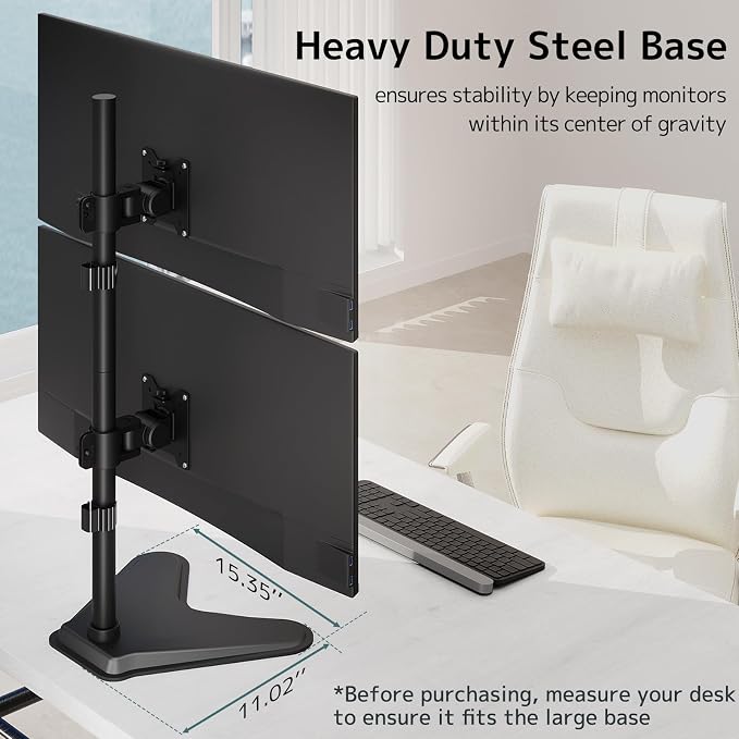 Dual Monitor Stand Heavy Duty - Image 3