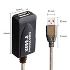 30 FT USB Extension Cable, USB 2.0 Type A Male to A Female Active Repeater - Image 2