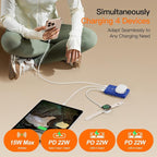 Magnetic Portable Charger, 16800mAh Wireless Power Bank, - Image 4