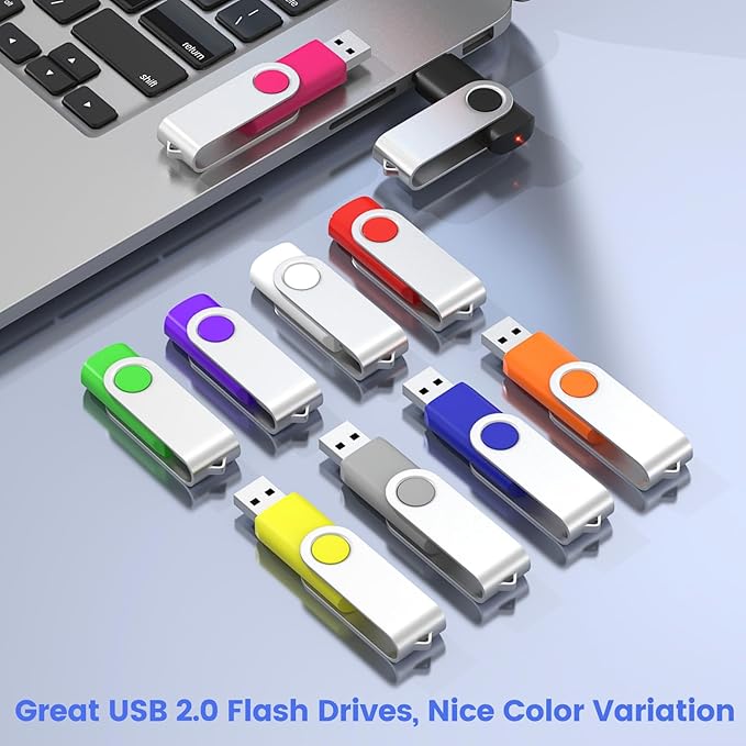 ABLAZE Flash Drives 4GB 20 Pack, USB 2.0 Thumb Drive Bulk - Image 6