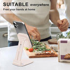 DEERLAMN Cell Phone Stand for Desk, Height Adjustable Cell Phone Holder - Image 7