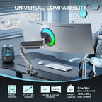 ARES WING Ultrawide Single Monitor Arm, Heavy Duty Monitor Mount - Image 4