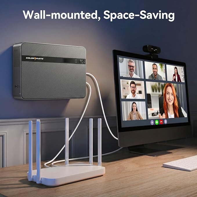 GOLDENMATE 1500VA/1000W Lithium UPS Battery Backup & Surge Protector, LiFePO4 - Image 4