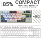 RK ROYAL KLUDGE S85 Wireless Mechanical Keyboard, TKL Keyboard - Image 6