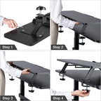 AVLT Clamp Desk Shelf Dual 32" Monitor Riser - Image 5
