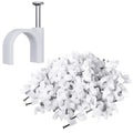 200 Pack Nail in Cable Clips Ethernet Cable Nails Tacks Clips 7mm by Darller
