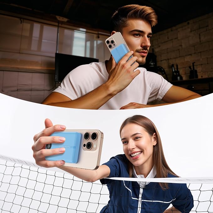 Magnetic Portable Charger, 16800mAh Wireless Power Bank, - Image 7
