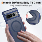 Magnetic for Google Pixel 7 Pro Case, Shockproof Slim Translucent Matte - Image 5