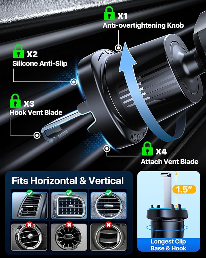 YRU Car Phone Holder, Phone Holders - Image 3
