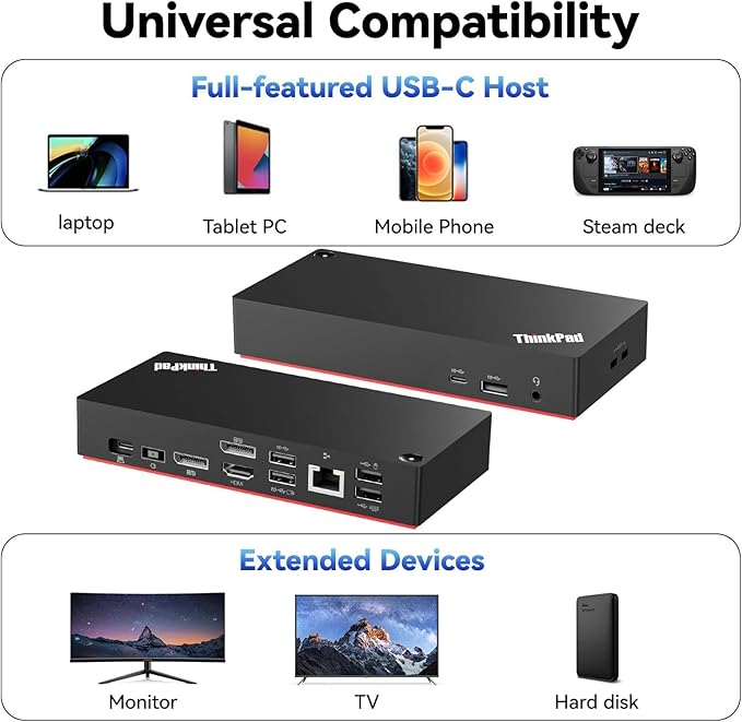 Thinkpad 40AY0090 Universal Hybrid USB-C - Image 3
