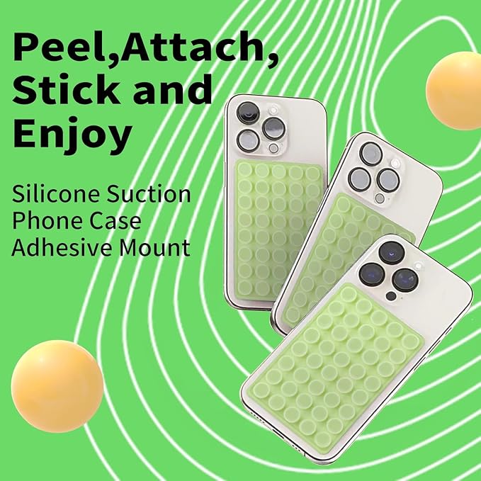 Octo Buddy Silicone Suction Cup Phone Mount Double Sided Sticky Phone Grip - Image 3