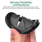 Rubber Grommets for Wiring, 1-9/16 Inch Drill Hole, 1-3/8 Inch ID, Firewall - Image 3