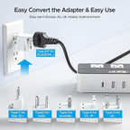 Key Power 230-Watt Step Down 220V to 110V Voltage Converter & International - Image 4