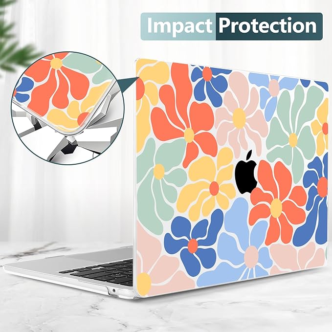 TWOLSKOO Compatible with M4 MacBook Air 15 inch Case 2025-2023 Released Model - Image 6