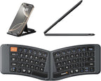 ProtoArc Ergonomic Foldable Keyboard, XK03 Split Folding Bluetooth Keyboard by ProtoArc