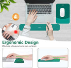 MOSISO Wrist Rest Support for Mouse Pad&Keyboard Set, Rectangular Ergonomic - Image 2