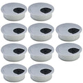 10 Pcs Desk Grommet 2-1/16" / 53 mm, Desk Cord Hole Cover, Cable Grommet ABS by EASYEAH