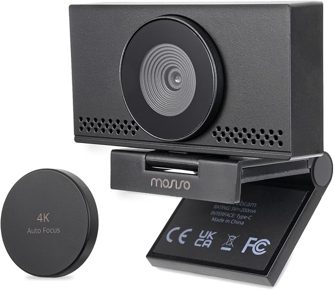 MOSISO 4K Webcam for PC & Laptop by MOSISO