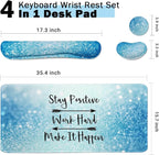 Large Mouse Pad and Keyboard Wrist Rest, Desk Pad - Image 2