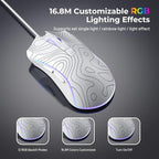 XVX G705 Wired Gaming Mouse, 12000 DPI RGB Gaming Mouse - Image 5