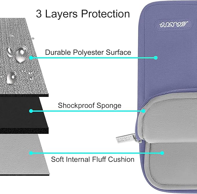 MOSISO Laptop Case 13.3 inch, 13-13.3 inch Laptop Sleeve Compatible - Image 3