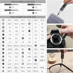 Metal Small Ratchet Screwdriver Set, JAKEMY Portable Ratcheting Screwdriver Kit - Image 5