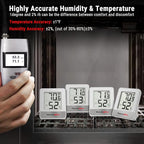 ThermoPro TP49 4 Pieces Digital Hygrometer Indoor Thermometer Humidity Meter - Image 4