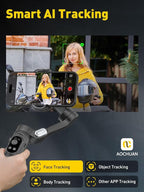 3-Axis Gimbal Stabilizer for iPhone 15/14/13 Pro Max Android, Foldable - Image 3