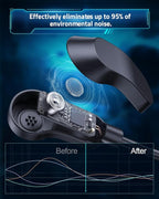 Wireless Gaming Headset for PC, 2.4GHz USB Dongle Wireless Gaming Headphones - Image 4