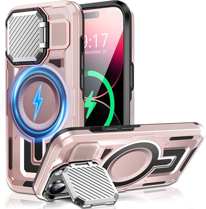 Camera Stand Case for iPhone 14 Pro Max, 2024 Version Military Grade Protective by Unknown