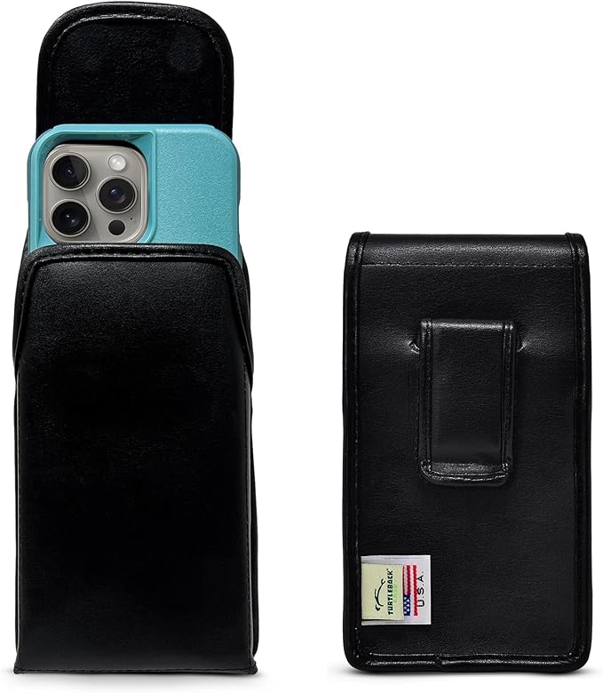 Turtleback Belt Holder for iPhone 16 Pro, 15 pro 14 Pro 13 Pro -Medium- Fits by Turtleback