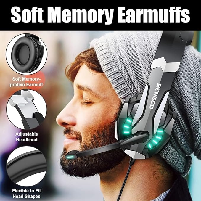 BENGOO G9000 Stereo Gaming Headset - Image 3