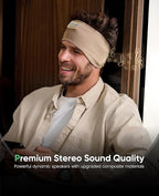 Perytong Sleep Headphones Bluetooth Headband Headphones, Headphone Band - Image 7
