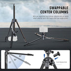 NEEWER LITETRIP LT07 61" Aluminum Travel Camera Tripod, Portable Stand - Image 4