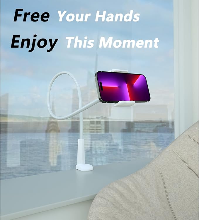 MAGIPEA Cell Phone Clip Bed Stand Holder, - Image 3