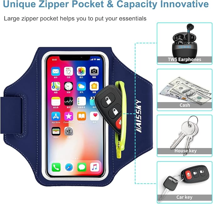 HAISSKY Cell Phone Running Armband - Image 2