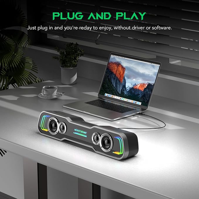 Black Shark BS-SP1 Bluetooth Computer Speakers - Image 5