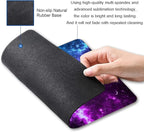 Galaxy with Lots of Star Mouse Pad, Cosmic Nebula Mouse Pad Custom Design - Image 2