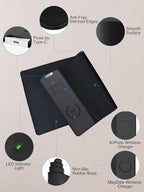 TopMade Mouse Pad with 15W Fast Wireless Charging, 31.5"x11.81" XL Large Gaming - Image 6