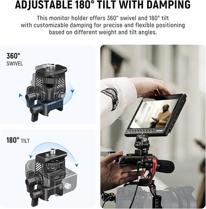 NEEWER Field Monitor Mount Monitor Holder - Image 5