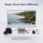 USB C HUB for iMac 24 inch 2021/2023/2024, PULWTOP USB Hub Adapter iMac - Image 6