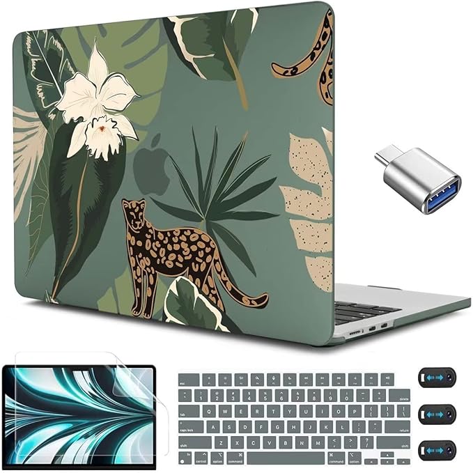CISSOOK for MacBook Air 13.6 Inch Case 2024 2025 Model A3240 A3113 A2681 by CISSOOK