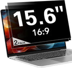 2 Pack Laptop Privacy Screen 15.6 Inch Display, Anti Blue Light Glare Anti by ANTOGOOV