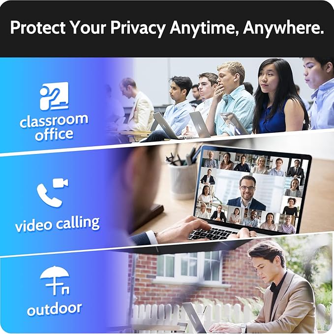 Magnetic Privacy Screen for MacBook Pro 14 Inch, Removable Matte Blue Light - Image 7