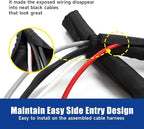 Braided Wire Loom Mesh Woven Black-Split-Sleeving - Image 3