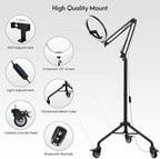 LUXSURE Ring Light Tripod for iPhone, Overhead Camera Mount - Image 7