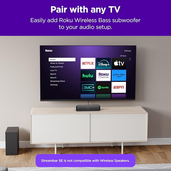 Roku Streambar SE | 2-in-1 TV Soundbar - Image 8