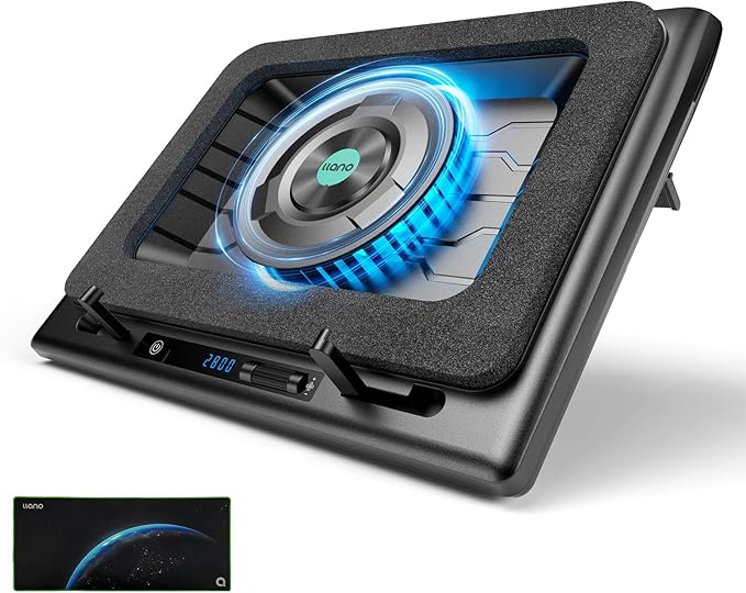 llano V13 Gaming Laptop Cooler, Laptop Cooling Pad Stand by llanoforabetterlife