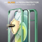 Miracase Glass Series for iPhone 12/12 Pro Case 6.1 inch, Upgraded Full-Body - Image 5